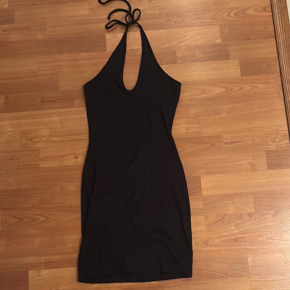 Black Halter Dress